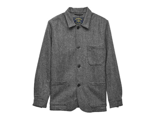 Portuguese Flannel Labura Herringbone Wool