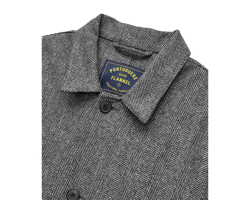 Portuguese Flannel Labura Herringbone Wool