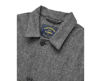 Portuguese Flannel Labura Herringbone Wool