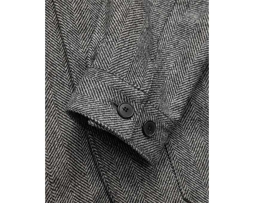 Portuguese Flannel Labura Herringbone Wool