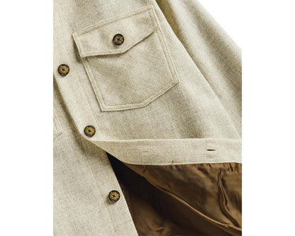 Portuguese Flannel Wool Field Overshirt