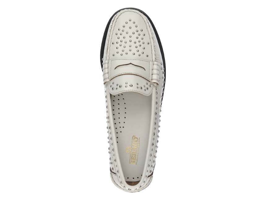 Sebago Dan Studs W "White"