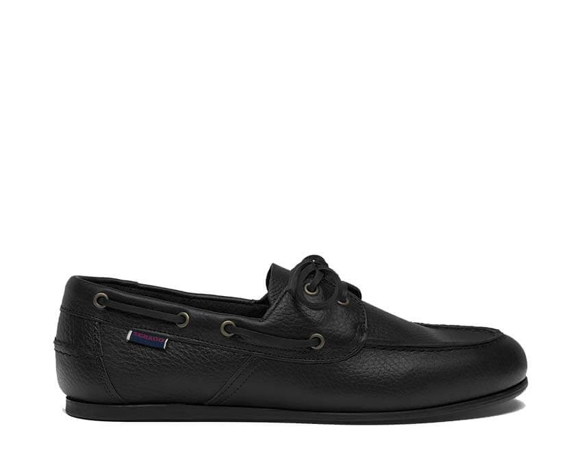 Sebago Owen Tumbled W "Black"