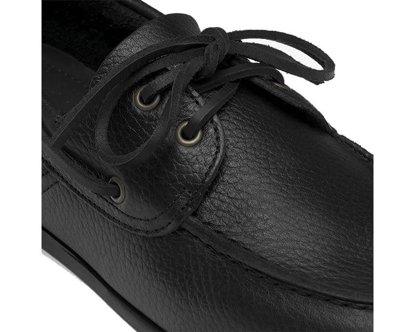 Sebago Owen Tumbled W "Black"