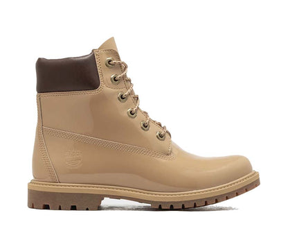 Timberland Premium 6 Inch Lace Up Waterproof Boot "Wheat Patent Leather"