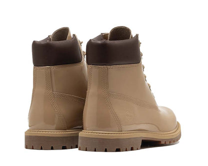 Timberland Premium 6 Inch Lace Up Waterproof Boot "Wheat Patent Leather"