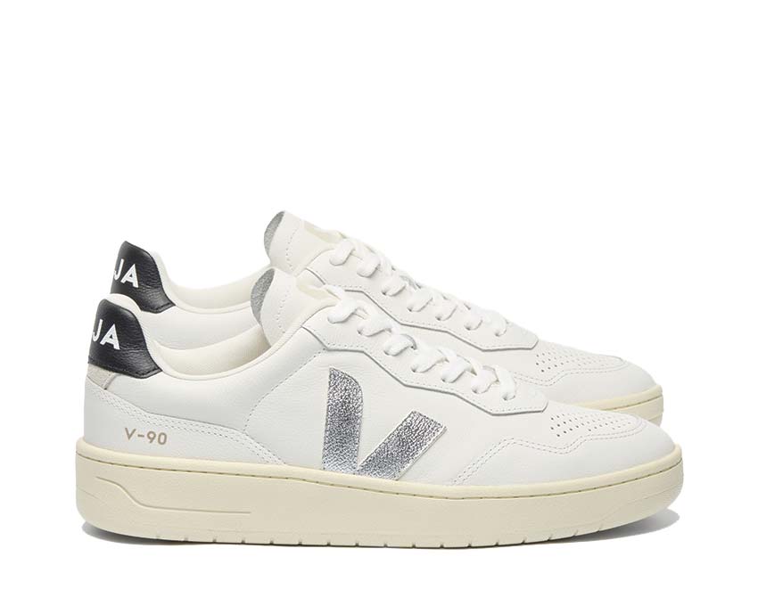 Veja V-90 O.T. Leather "Silver"