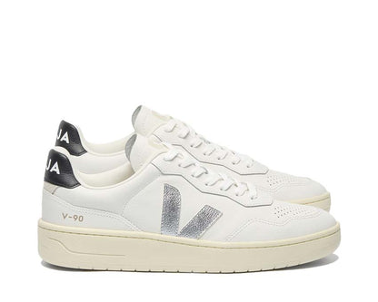 Veja V-90 O.T. Leather "Silver"