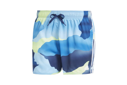 City Escape Camo 3-Stripes CLX Swim Shorts