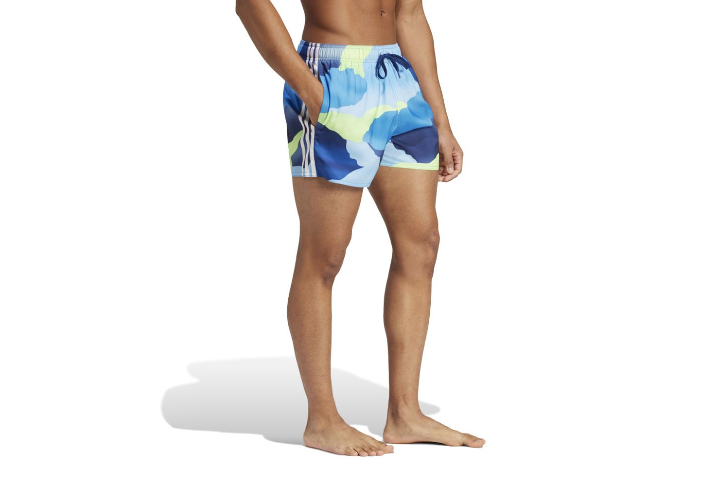 City Escape Camo 3-Stripes CLX Swim Shorts