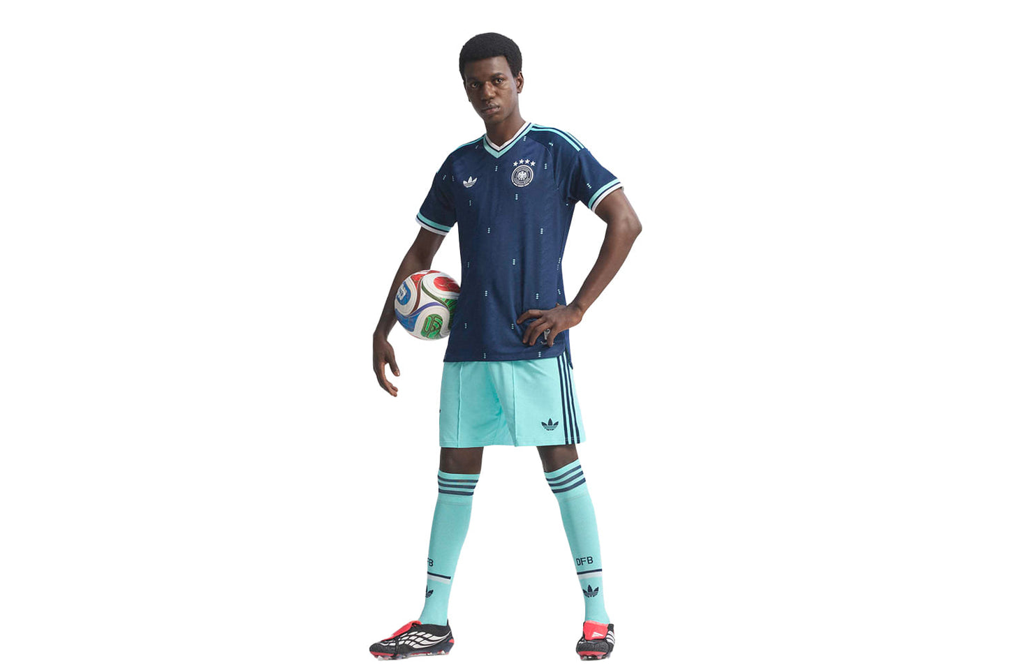 Germany 26 Authentic Away Jersey DFB