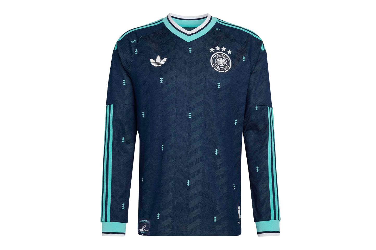 Germany 26 Authentic Long Sleeve Away Jersey DFB