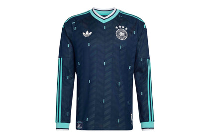 Germany 26 Authentic Long Sleeve Away Jersey DFB