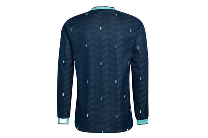 Germany 26 Authentic Long Sleeve Away Jersey DFB
