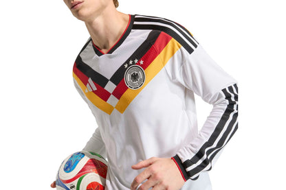 Germany 26 Authentic Long Sleeve Home Jersey DFB