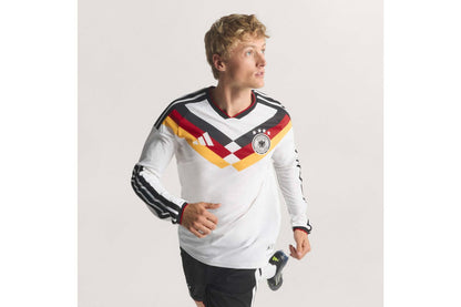 Germany 26 Authentic Long Sleeve Home Jersey DFB