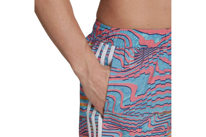 Very-Short-Length Watersword Graphic Swim Shorts
