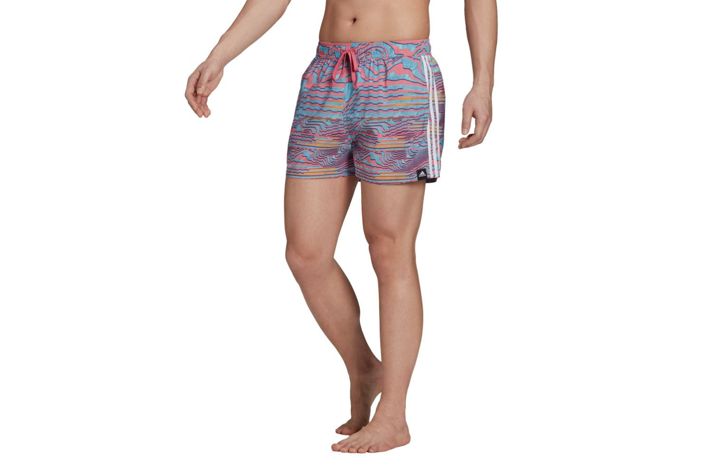Very-Short-Length Watersword Graphic Swim Shorts