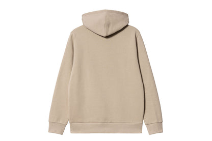 Hooded Script Embroidery Sweatshirt