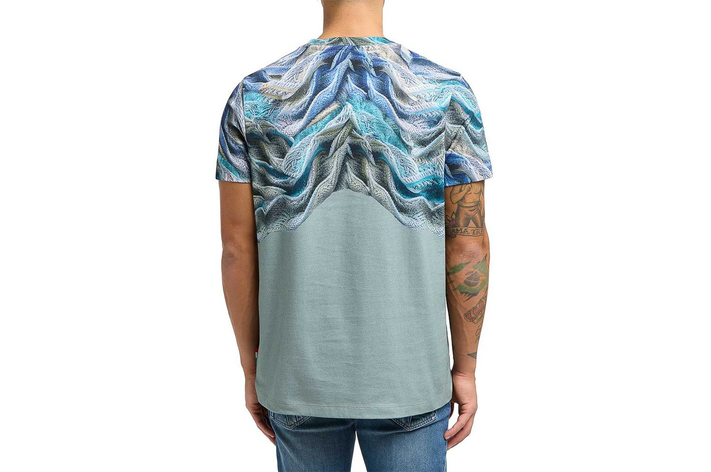 Artificial Knit T-Shirt