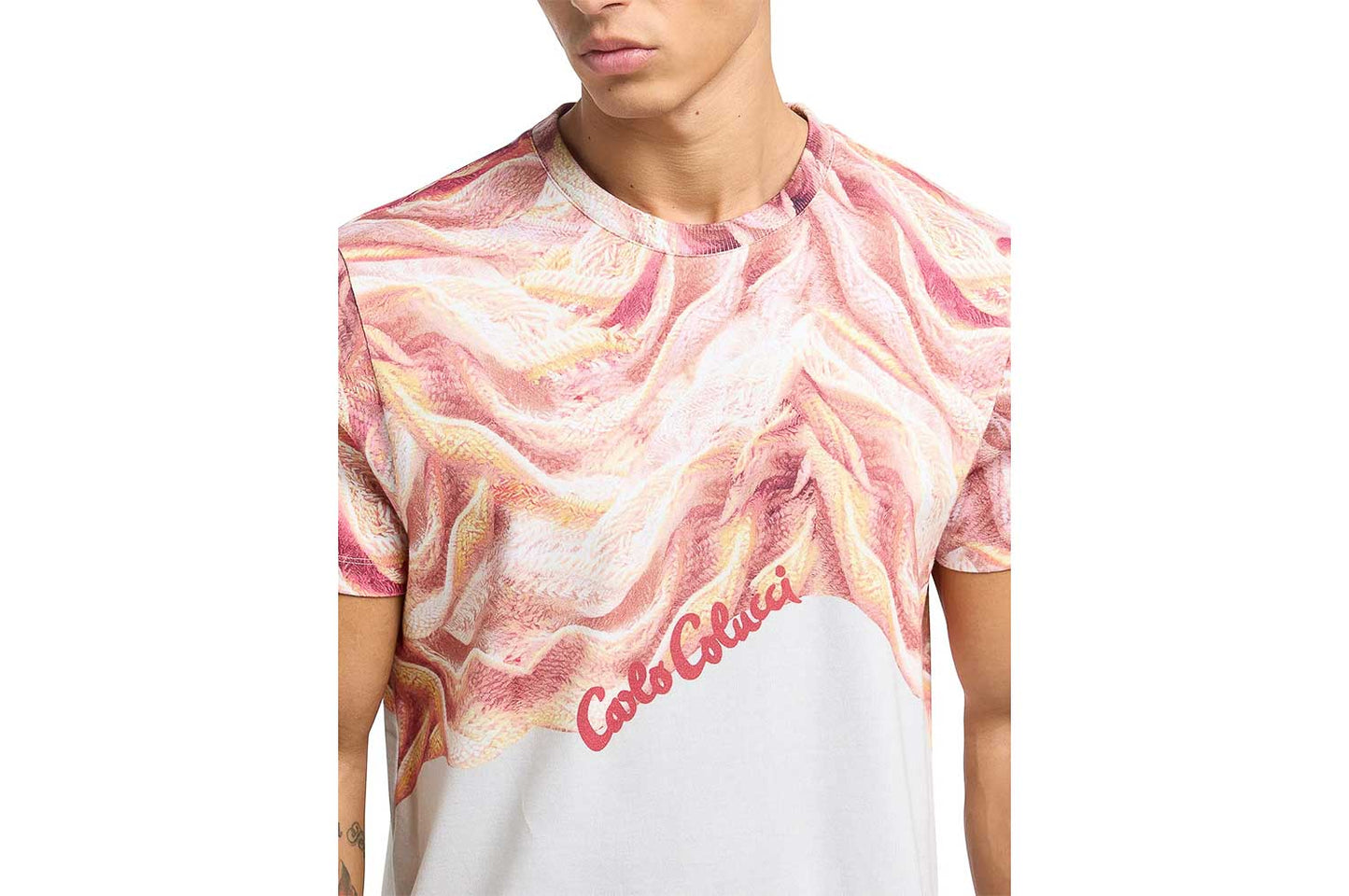 Artificial Knit T-Shirt