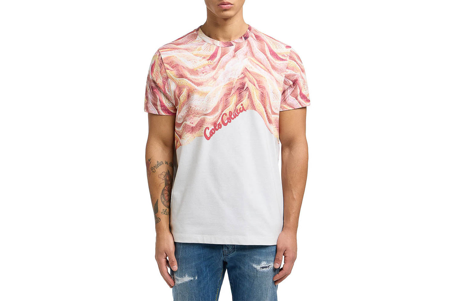 Artificial Knit T-Shirt