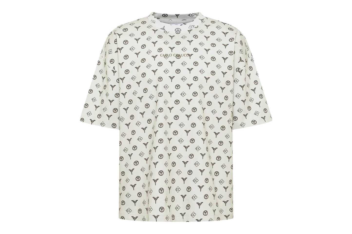 Oversize Logo T-Shirt - Torn pages of Colucci