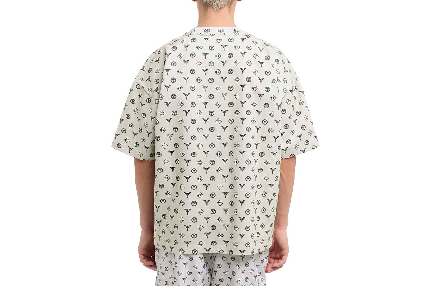 Oversize Logo T-Shirt - Torn pages of Colucci