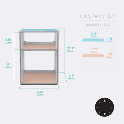 Line Phono: Cube Plus / 26" Kanto Speaker Stands / Bundle