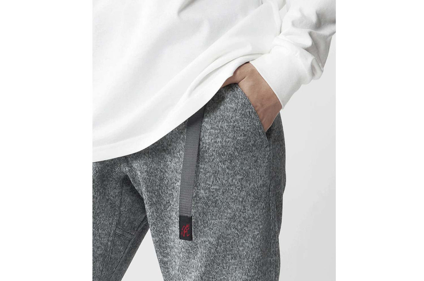 Bonding Knit Fleece Narrow Rib Pant