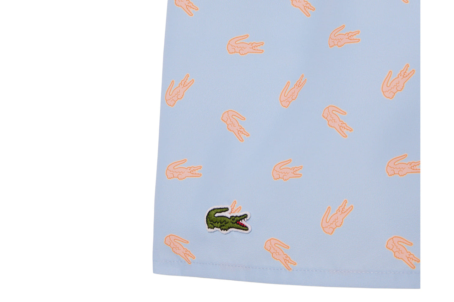 Swim shorts with crocodile print