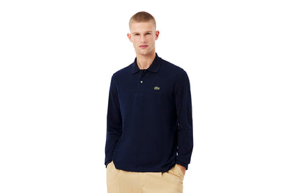 Classic Fit Long-Sleeve Polo Shirt
