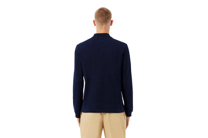 Classic Fit Long-Sleeve Polo Shirt