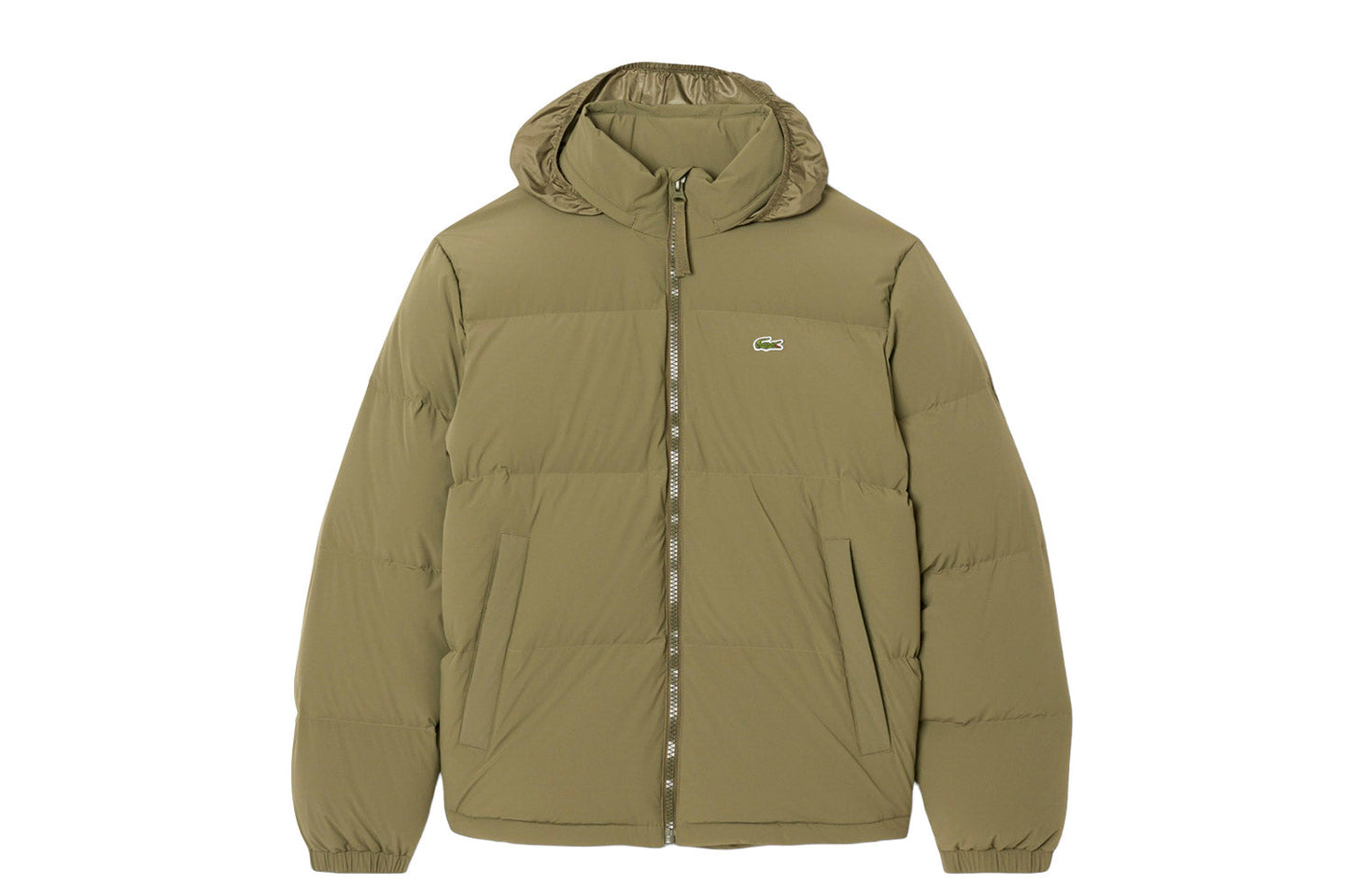 Down jacket with hood