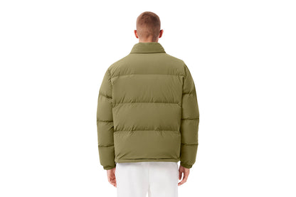 Down jacket with hood