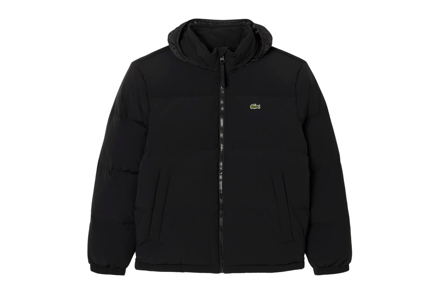 Down jacket with hood