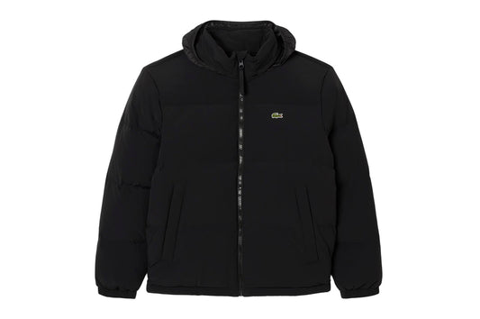 Down jacket with hood