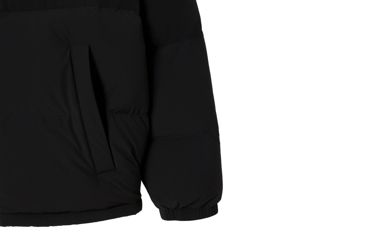 Down jacket with hood