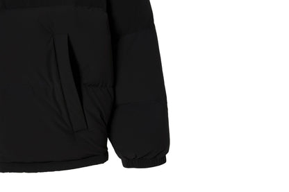 Down jacket with hood