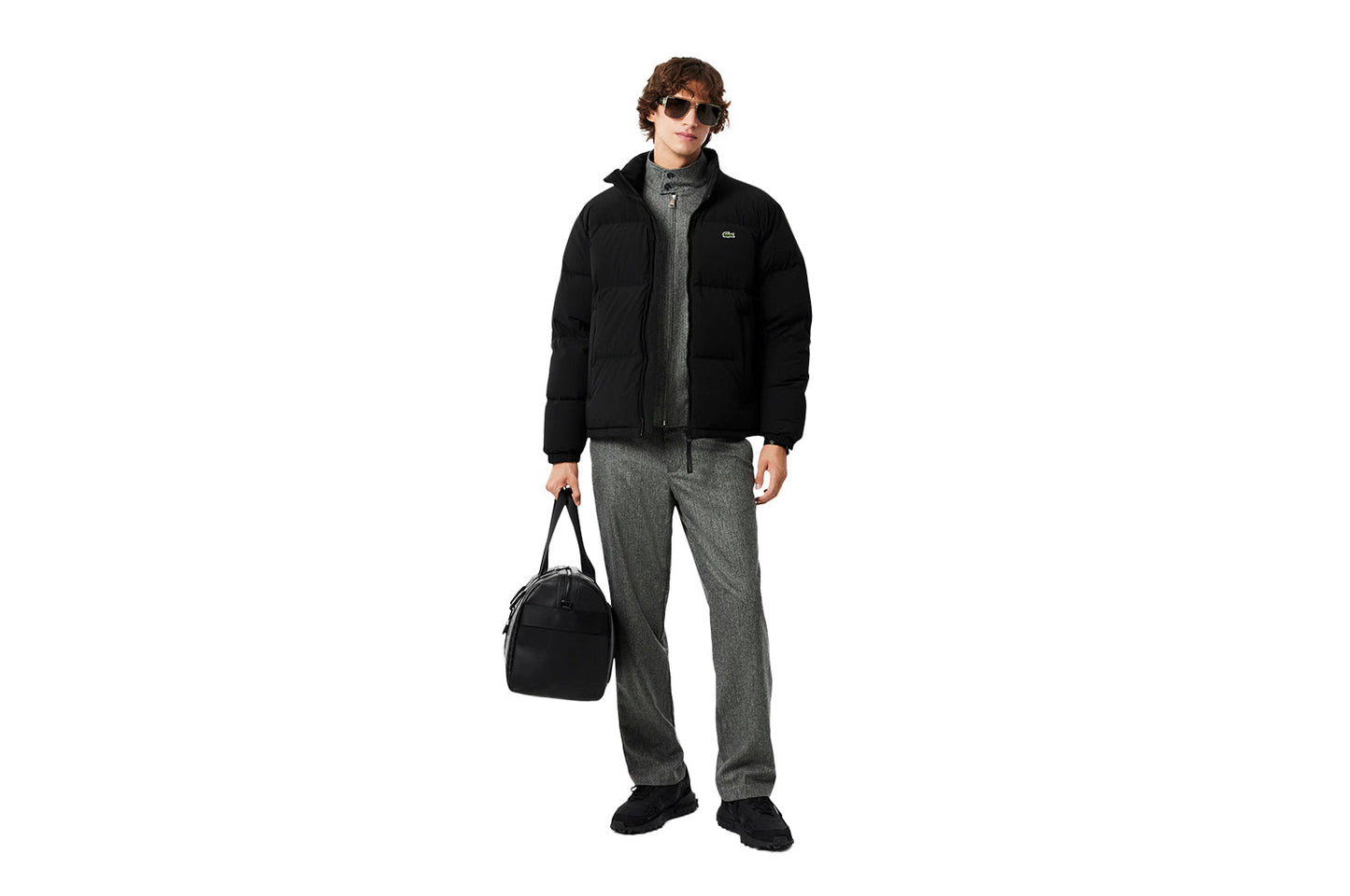 Down jacket with hood