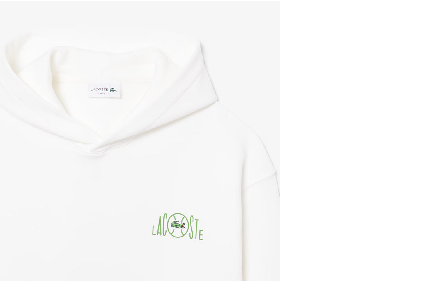 Loose Fit Print Hoodie