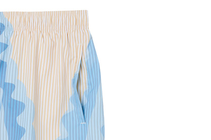 Mid Length Swim Trunks