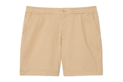 Regular fit stretch cotton shorts