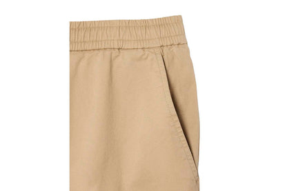 Regular fit stretch cotton shorts