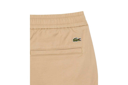 Regular fit stretch cotton shorts