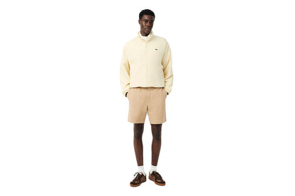 Regular fit stretch cotton shorts