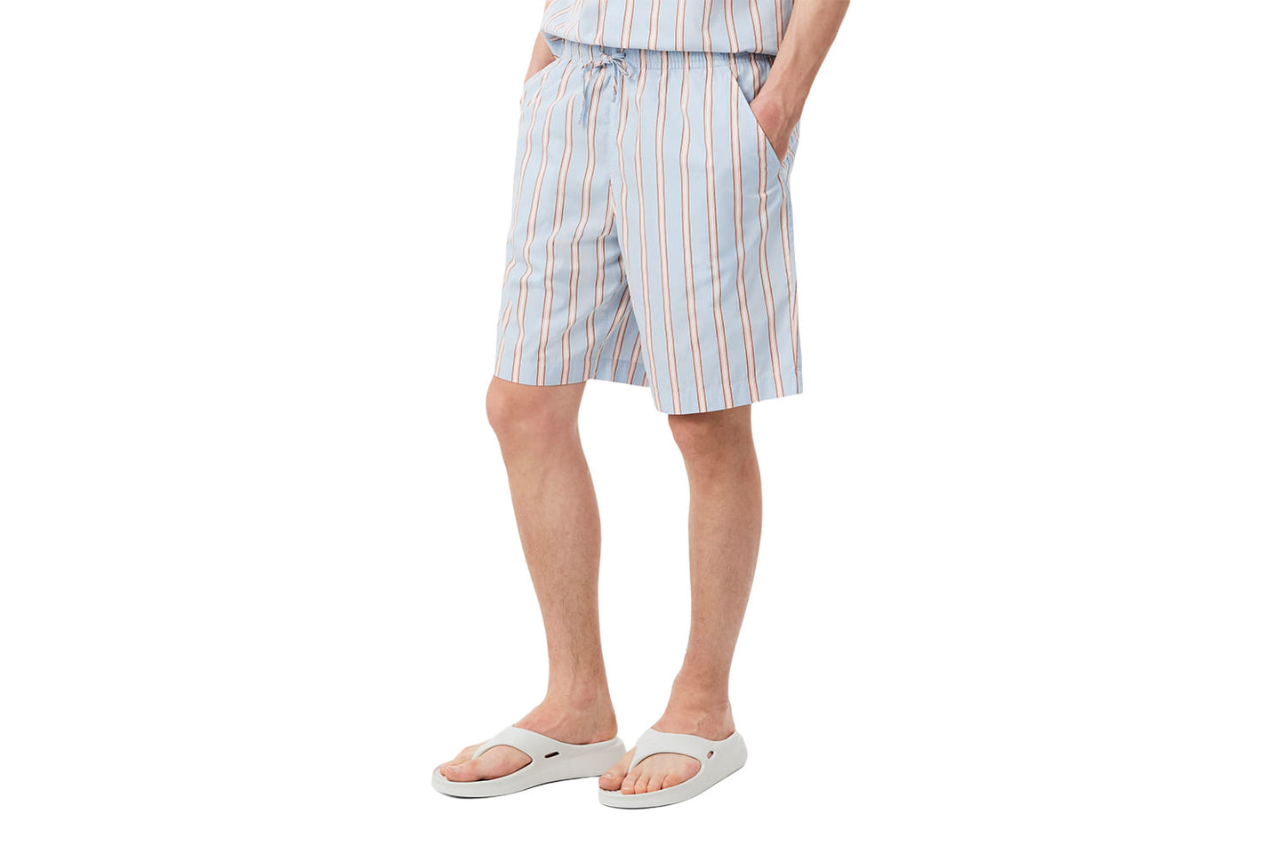 Relaxed Fit Striped Shorts