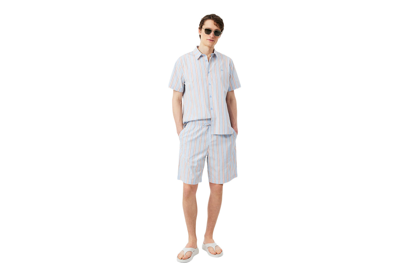 Relaxed Fit Striped Shorts