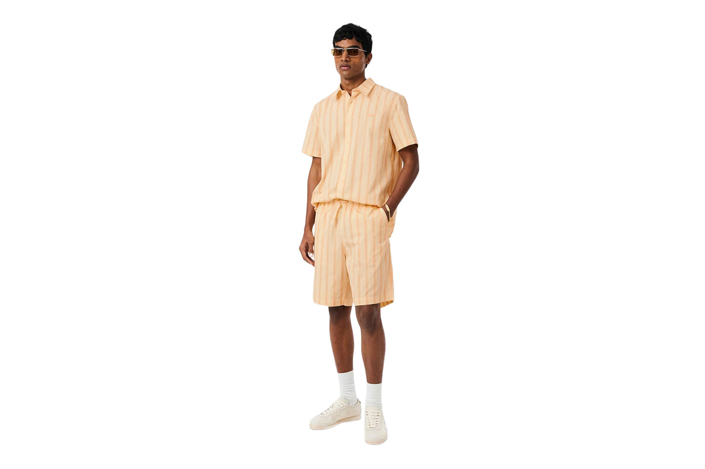 Relaxed Fit Striped Shorts
