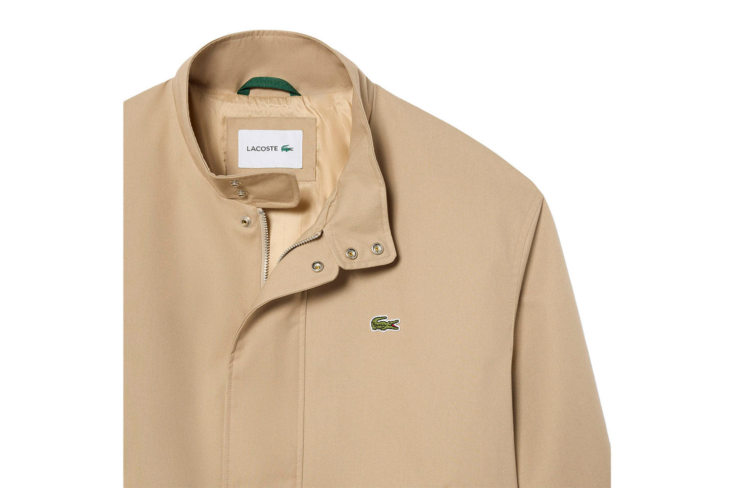 Water-repellent twill Harrington jacket